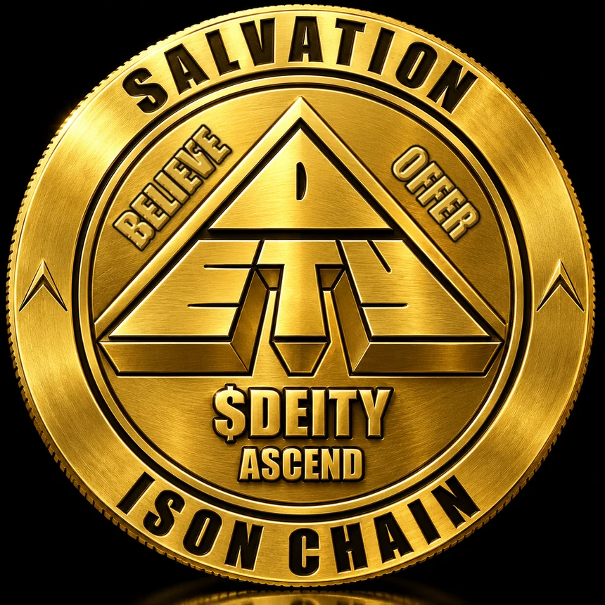 Deity Coin gold coin artwork
